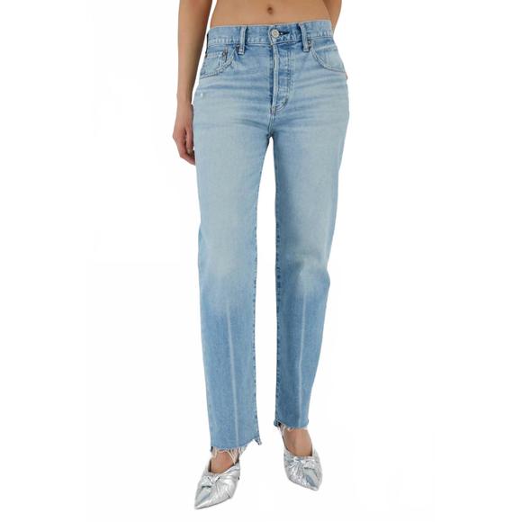 NEW MOUSSY cumberland straight jean in light blue - Picture 1 of 10